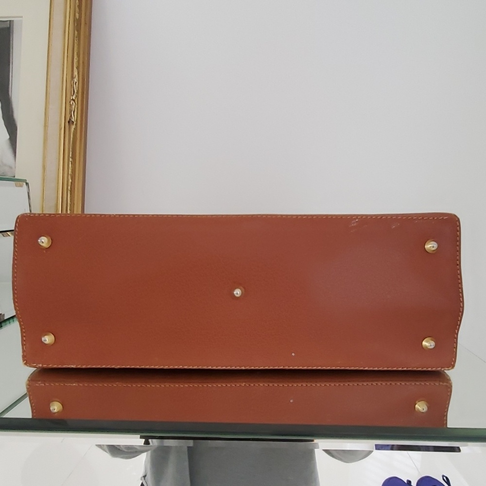 Vintage Gucci Kelly bag brown gold hardware purse - Picture 6 of 8